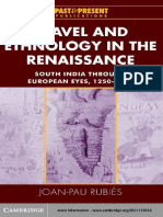 Travel and Ethnology in the Renaissance 1250-1626