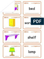 Flashcards Furniture PDF