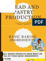 Bread and Pastry Production: Connie R. San Gabriel Subject Teacher