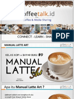 MANUAL LATTE ART TEKNIK DASAR