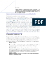 Consulta Previa 2.1-Función de La Centrifugación: Sedimentación Arena Agua Tierra