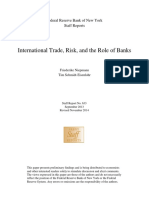 International Trade, Risk, and The Role of Banks: Federal Reserve Bank of New York Staff Reports