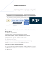 S/4 HANA Conversion Process Overview