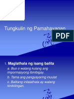 Pamamahayag Report