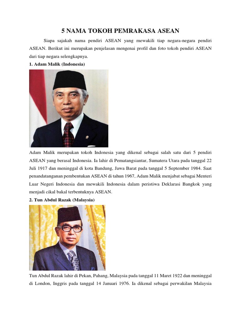 Adam malik adalah menteri luar negeri indonesia yang menandatangani