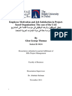 Dissertation Submitted in Partial Fulfillment of MSC Project Management