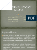 Manajemen Layanan Khusus