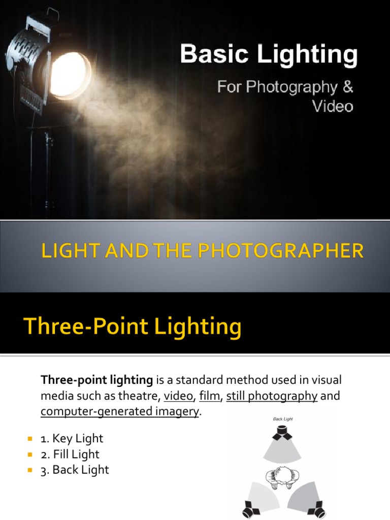 Basic Lighting + Composition PDF