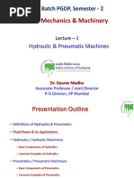 Fluid Mechanics & Machinery - Lecture 1