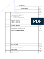 List of Contents: 2.1 Objectives of The Study 2.2 Scope of The Study 2.3 Methodology 2.4 Limitation of The Study