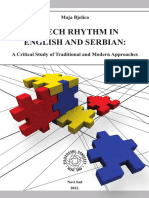 Bjelica - Speech Rhythm in English and Serbian