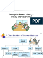 Descriptive Methods - Survey