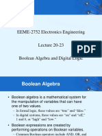 Boolean Algebra