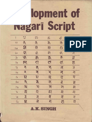 Xxx Rekha Bha Ttl Video - Development of Nagari Script - Singh, A.K. | PDF | Linguistics | Writing