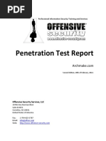 Penetration Testing Sample Report PDF