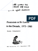 1085 Feminism in Sri Lanka