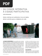Da Cidade Interativa à Cidade Participativa