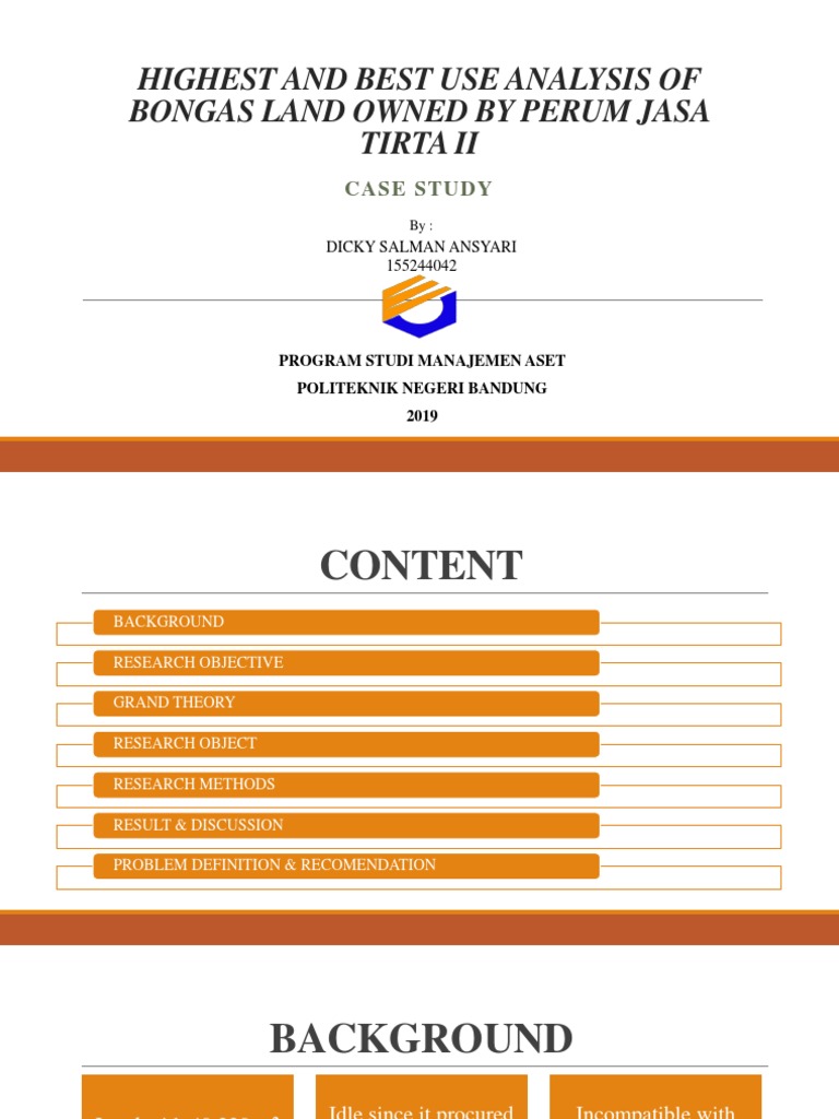 Highest and best use analysis of bongas land pdf internal rate of