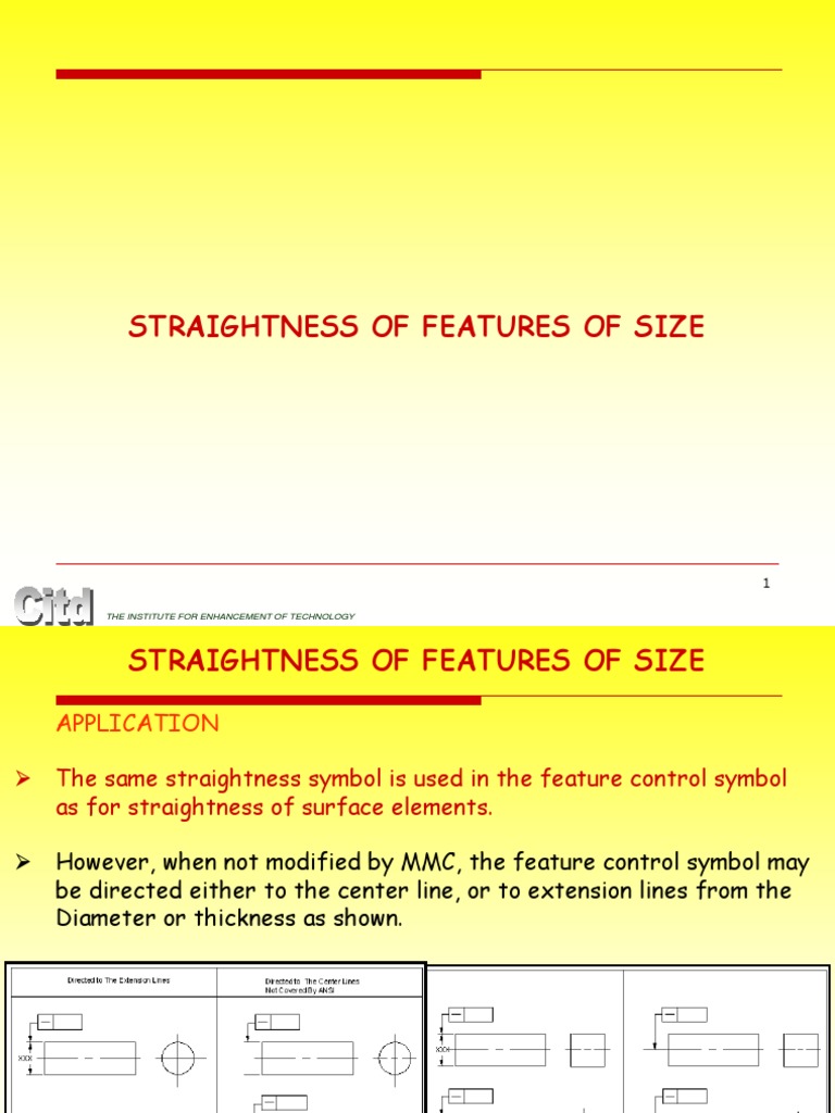 Straightness and Diameter Tolerance Guide | PDF | Engineering Tolerance ...