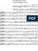 Por Que El Vive Sax Alto Partitura PDF