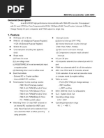 General Description: 8bit M Icrocontroller With ADC