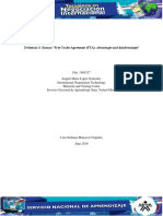 Evidencia 3: Ensayo "Free Trade Agreement (FTA) : Advantages and Disadvantages"