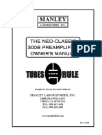 Neoclassic300bpre Manual 10 08 PDF