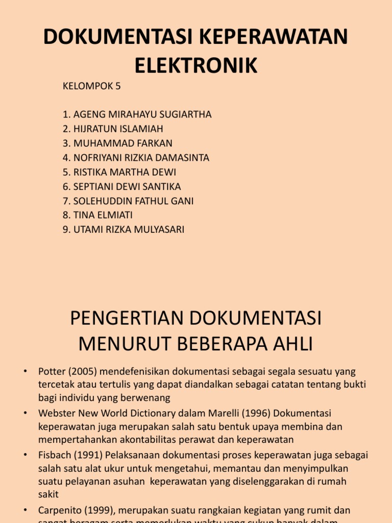 Ppt Dokumentasi Elektronik