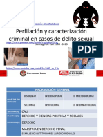 Presentación Proyecto Perfilacion y Caracterización Criminal en Casos de Delitos Sexuales