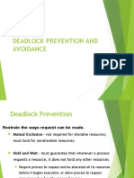 Deadlock Prevention and Avoidance