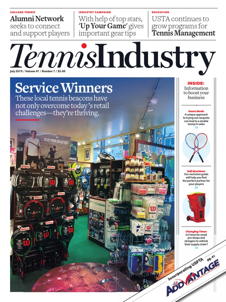 0719 Tennisindustry Full | PDF | United States Postal Service | Racquet  Sports