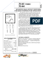 A3144 Hall Sensor Datasheet PDF