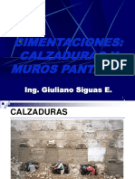 Para Metrar Calzaduras y Muros Anclados