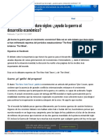 Una Discusión Que Dura Siglos - ¿Ayuda La Guerra Al Desarrollo Económico - RT