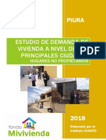 Estudio de Demanda de Vivienda Nueva de Piura