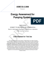 Energy Assessment For Pumping Systems ASME 2008