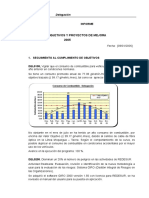 Informe Objetivos, Anual segu la ley 29783