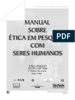 Manual Sobre Ética Em Pesquisa Envolvendo Seres Humanos