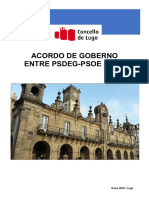 Acordo de Goberno PSdeG-BNG Lugo 2019-2023