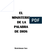 El Ministerio de La Palabra de Dios