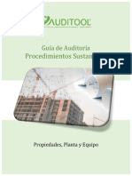 GuÝa Procedimientos Sustantivos para Propiedad, Planta y Equipo PDF