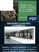 Registro y Control Académico