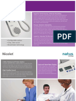 Doppler Fœtal NICOLET ELITE Brochure