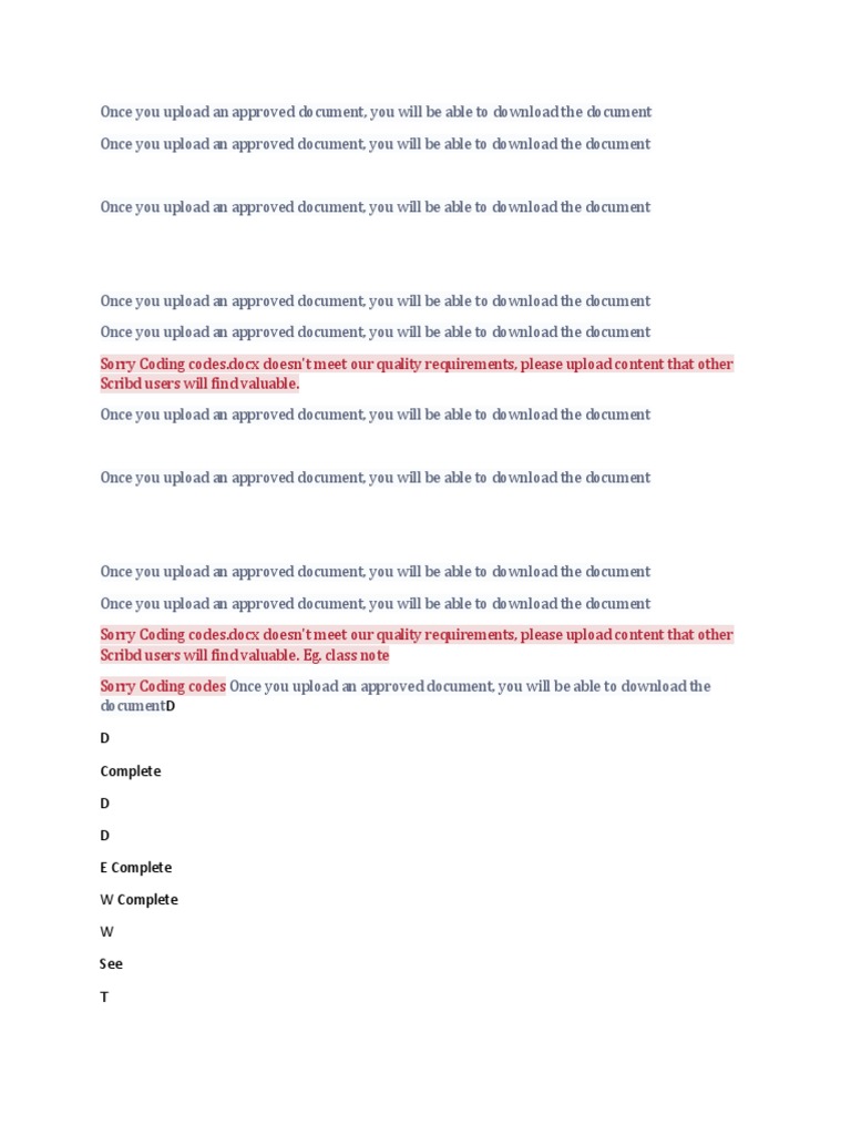 Upload Approved Docs for Download | PDF
