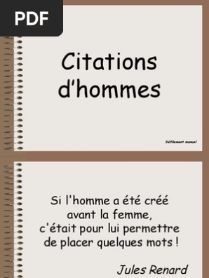 Citations D Hommes Machos