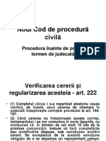 NCPC Procedura Inainte de Primul Termen de Judecata PDF