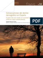 Papeles: Consecuencias Del Declive Demográfico en España