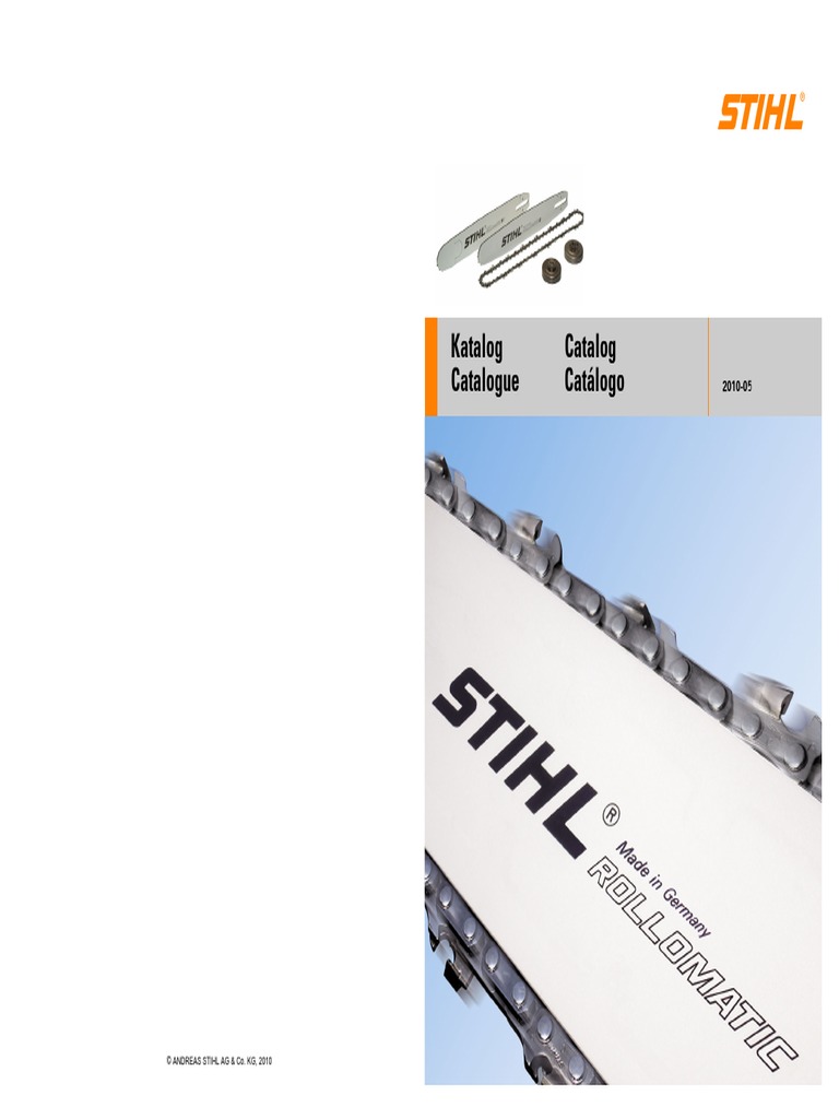 Catalogue Guide Tronconneuse Stihl, PDF