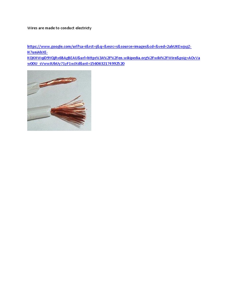 Understanding Electrical Wires | PDF
