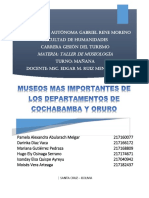 Museos de Cochabamba y Oruro